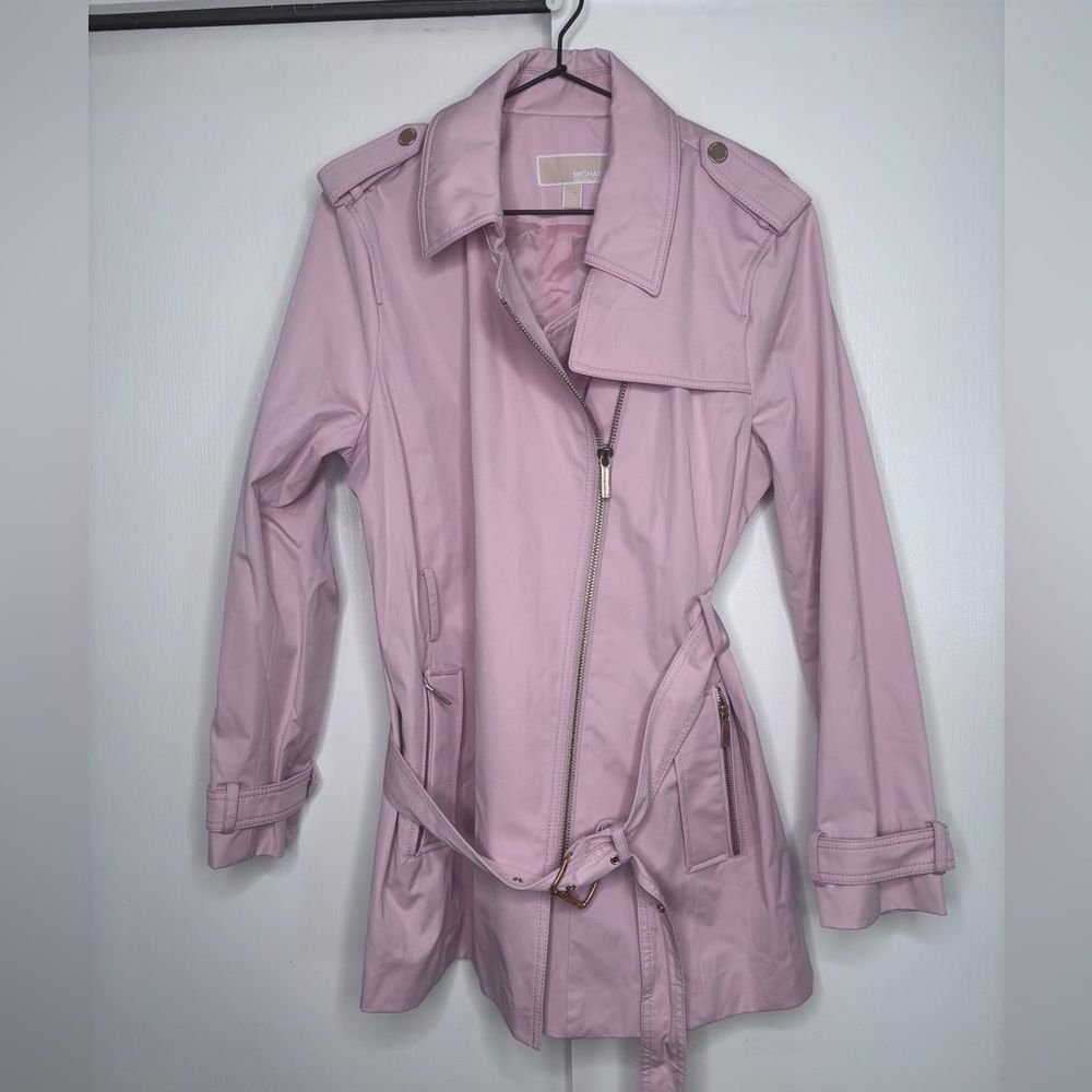 Michael Kors Pink Tailored Jacket - Women's Designer Outerwear - Polished Style